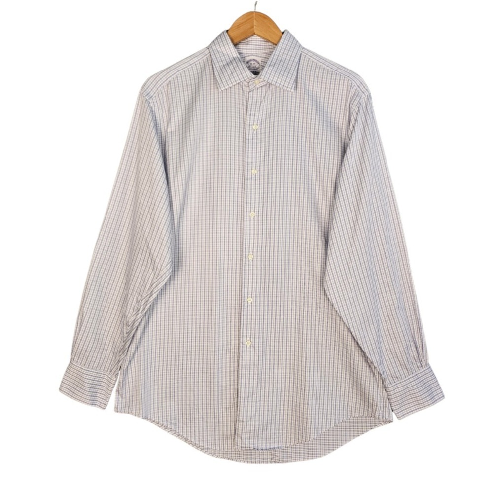Brooks Brothers Makers Merchants Mens 16‑34 Egyptian Cotton Italy Woven USA Made